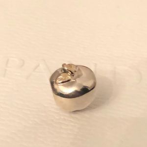 Authentic Pandora gold silver apple excellent condition